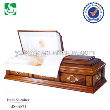 solid maple low cost wholesale casket